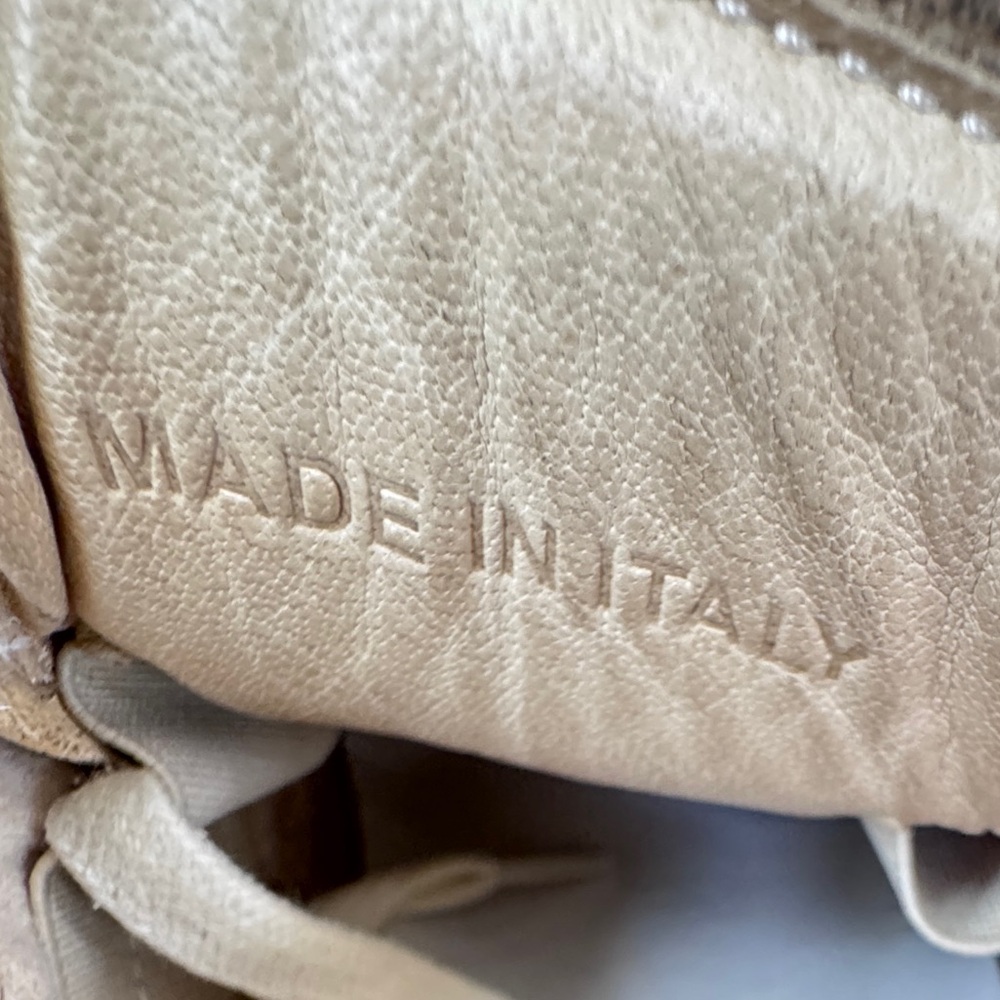 Maison Margiela leather suede GAT sneakers quiet luxury wheat color - Picture 8 of 11